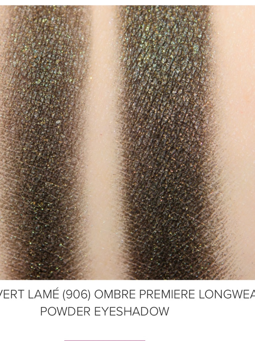 CHANEL Ombre PREMIÈRE Longwear Powder Eyeshadow in the shade Vert Lamé (906). - Picture 5 of 7